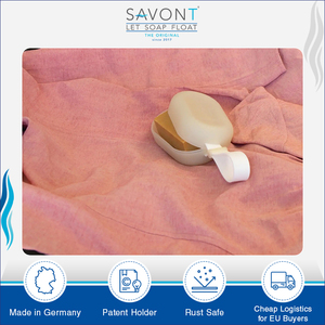 Leaders dans la fourniture de porte-savon magnétique de qualité exceptionnelle fabriqué en plastique océanique recyclé Boîte de voyage Système de savon flottant - Product Image 6