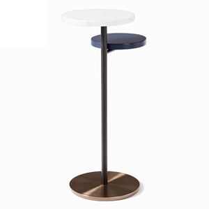 Table d'appoint en métal enduit de poudre noire pour salon meubles de chambre à coucher nouveau look et design personnaliser style élégant - Product Image 6