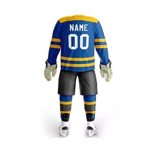 Uniformes de hockey sur glace, prix raisonnable, nouveau style, logo personnalisé, uniformes de hockey sur glace - Product Image 6