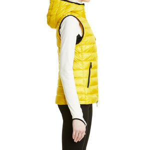 Chaleco Acolchado con Capucha para Mujer, al por Mayor, de Nailon, Ropa Exterior de Moda, Cierre de Cremallera, Resistente al Viento, Relleno de Poliéster - Product Image 2