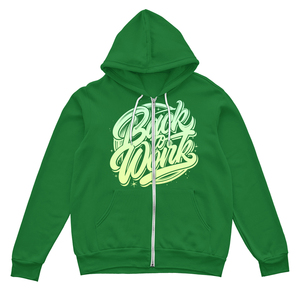 Sweat à capuche zippé en polaire pour homme, hiver 2026, uni, respirant, écologique, 100 % coton, coupe oversize, logo personnalisé position avant, OEM - Product Image 1