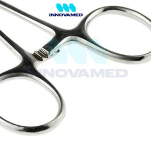 Pinzas hemostáticas curvas de calidad superior Abrazaderas de bloqueo Instrumentos quirúrgicos manuales reutilizables de acero inoxidable con soporte en línea - Product Image 3