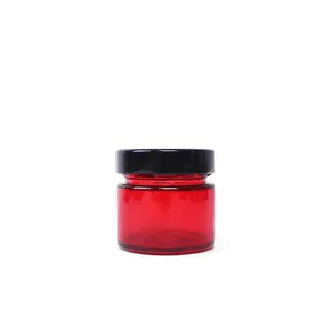 Hot selling 100ml glass jars with lids for storaging preserved foods wholesale prices glass jars