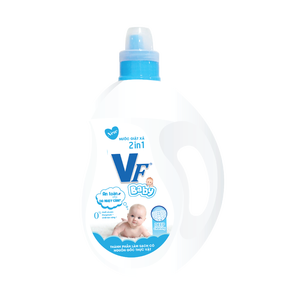 Detergente Líquido y Suavizante para Bebés VF 900g x 12 Botellas Suave con la Piel - Product Image 1