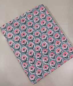 Breathable 100%Cotton Hand Block Printed Fabric Handcrafted Jaipur Heritage Traditional Eco Friendly Block Print Cotton Fabric - Product Image 3