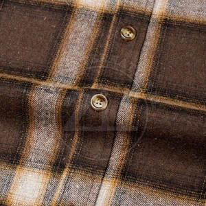 Chemises pour hommes en flanelle de laine/coton respirante, légères, de haute qualité et à prix abordable, pour la saison printanière - Product Image 4