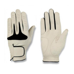 Custom Logo Full Fingers Anti-Slip Grip Golf <b>Gloves</b> Soft Breathable Genuine Leather Printed in Pakistan Colors and Custom Size - Product Image 1