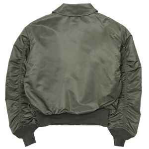 Blouson aviateur brodé personnalisé de haute qualité OEM pour hommes vêtements d'extérieur décontractés automne hiver grande taille manteau en toile réversible à capuche - Product Image 2
