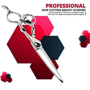Meilleure vente de ciseaux de coiffeur 6 pouces en acier inoxydable professionnel Salon de coiffure ciseaux de cisaillement de coiffure pour hommes - Product Image 5