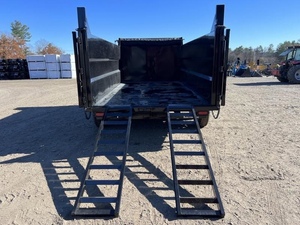 Remolque multifuncional de volteo 7x14 con caja de cambios y bomba, laterales de 4 pies, GVWR 9990, ejes de 7200 lb - Product Image 5