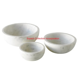 Bol cannelé en forme de fleur en marbre multi-vert fabriqué à la main bassin de navire décoratif en pierre naturelle pour la décoration de maison et d'hôtel de luxe - Product Image 6