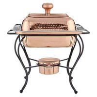 Chauffe-Plat en Cuivre Professionnel pour Traiteur, Buffet Hôtelier et Restaurant – Modèle TCACD55 de la Marque TCA – Personnalisable en Gros avec Logo – Vapeur