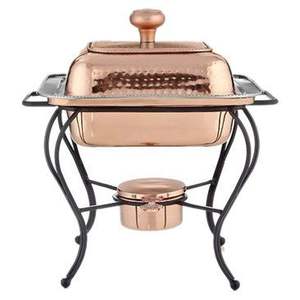 Réchaud à buffet en cuivre, chauffe-plats pour la restauration, fournitures pour hôtels, buffets, restaurants, vente en gros personnalisée, marque TCA, modèle TCACD55, logo personnalisé - Product Image 5