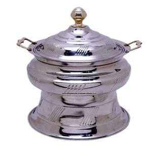 Chauffe-plat rond en métal et acier inoxydable pour équipement de restauration Chauffe-plat pour buffet d'hôtel - Product Image 6