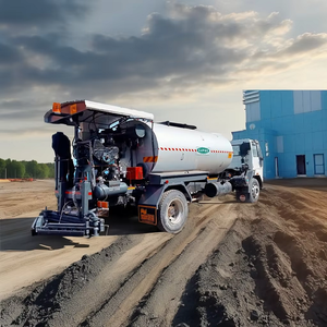 Mezcladoras de asfalto de gran capacidad Tecnología de calefacción inteligente Sistema de mezcla de asfalto estacionario Bomba de motor central para áreas remotas - Product Image 2