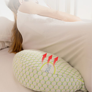 OEM หมอนสำหรับตั้งครรภ์ปรับได้สำหรับการนอนหลับหมอนคุณแม่พร้อมฝาปิดถอดออกได้รองรับหลังขาหน้าท้อง - Product Image 4