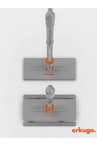 <b>Quick</b> Self-Wringer Erkugo Floor Mop Four-Side Wringing Automatic <b>Clamping</b> Detachable Handle - Product Image 2