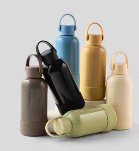 Botellas Deportivas Aisladas de Doble Pared con Logotipo Personalizado al por Mayor, 14 oz, Acero Inoxidable, con Asa, Tumbler - Product Image 4