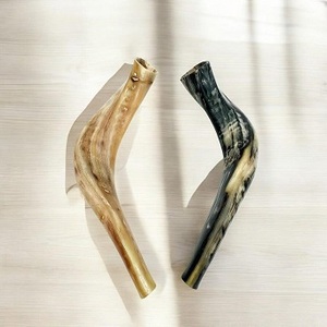 Shofar de Cuerno de Carnero de Primera Calidad, Shofar Natural para Tocar en Rosh Hashaná, Shofar Kosher de Primera Calidad, Cuerno de Carnero Pulido - Product Image 2