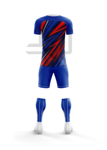 Custom Football Team Uniform Breathable 100% Polyester Soccer Jersey Shorts Performance Fabric for Daily Training Sessions - Product Image 6