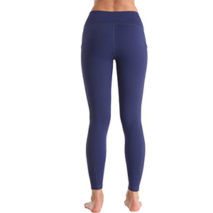 Mallas sin costuras de cintura alta para mujer de color personalizado de alta calidad, servicio OEM de fábrica de tela de punto informal - Product Image 5