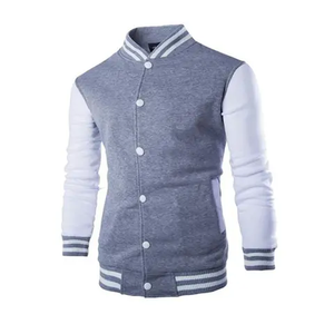 Offre Spéciale hommes Logo personnalisé vestes universitaires coupe-vent en cuir manches longues laine tissu nouveau Design hiver Bomber veste OEM - Product Image 2