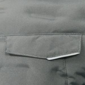 แจ็กเก็ตบอมเบอร์ลำลองสำหรับผู้ชาย, แจ็กเก็ตกันหนาวแบบรีไซเคิลมีปกตั้งมีกระเป๋าด้านหน้าใส่สโนว์บอร์ดแจ็คเก็ตผ้าแคนวาสสำหรับใส่เล่นกีฬา - Product Image 5