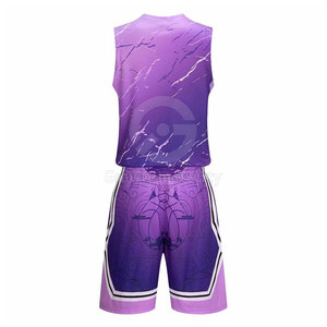 Ensembles de maillots de basket respirants de style actuel, sans manches, personnalisables, de haute qualité - Product Image 3
