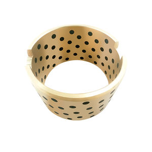 Manchon en cuivre à bride en graphite autolubrifiant pour applications à haute température en bronze - Product Image 1