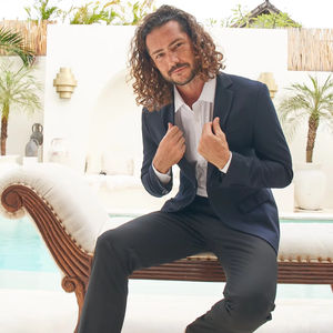 Pantalones Formales de Corte Recto para Hombre BEAM, Talla XL, 100% Poliéster, Cierre de Cremallera, Cintura Media, Diseño Sólido, Cómodos, Ligeros para Verano - Product Image 6