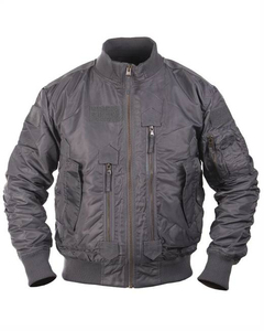 Chaqueta de primavera y otoño para hombre, abrigo informal ajustado, chaqueta Bomber informal a la moda, transpirable, personalizada, para exteriores, OEM transpirable - Product Image 3