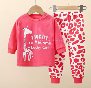 Haute qualité 2 pièces filles garçons pull pantalon ensemble meilleure qualité à manches longues automne hiver vêtements pour enfants - Product Image 3