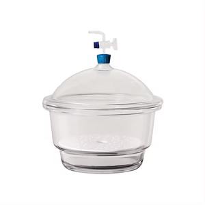 Desecador al vacío de vidrio de borosilicato de alta calidad, suministros esenciales para pruebas de laboratorio, precio de fábrica compatible con OEM, MOQ 100 Uds. - Product Image 1