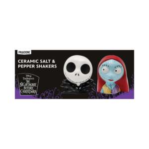 Juego de Salero y Pimentero de Cerámica de Pesadilla Antes de la Navidad con Personajes de Jack y Sally - Product Image 2