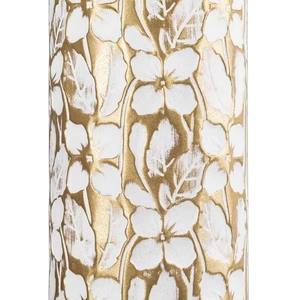 Ensemble de 3 longs vases en métal avec des détails blancs élégants pour la décoration de la maison élégante Centres de table modernes et décor d'événement - Product Image 2