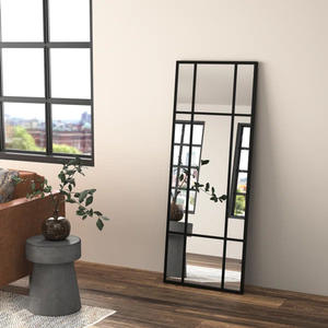 Miroir mural tendance de haute qualité et durable à suspendre avec cadre en métal, couleur et taille personnalisées pour la maison et les espaces de vie - Product Image 2