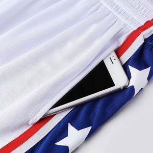 Pantalones Cortos de Baloncesto Unisex Personalizados, Transpirables, de Malla, Talla Grande, con Logotipo de Impresión Digital, Secado Rápido, Antibacterianos, para Verano - Product Image 6