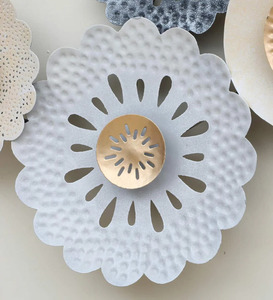 Design floral Vintage fer mur Art panneau fabriqué à la main en métal maison décoration intérieure élégant suspendu mur caractéristique - Product Image 5
