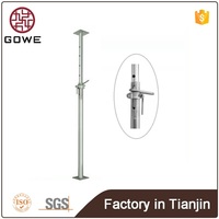 Puntal de Acero Telescópico, Apuntalamiento Ajustable 48/56/60mm, Soporte de Construcción