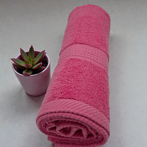 Juego de Toallas de Baño de Algodón de 2 Piezas con Borde Texturizado Dobby Chevron, Oeko-Tex Zero Twist, Lujo, Venta al por Mayor, Suministro para Boutiques - Product Image 3