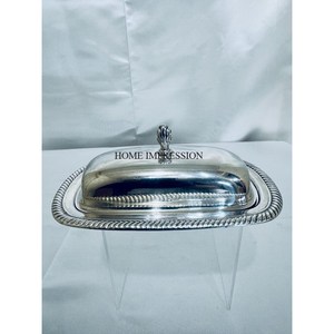 Fabricant d'assiettes à beurre en aluminium de forme personnalisée avec couvercle en verre Non toxique, écologique, moderne et fait à la main, meilleures ventes - Product Image 2