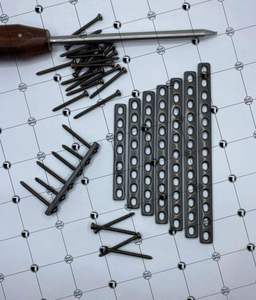 3.5mm DCP Small <b>Plates</b> (6 to14 Holes) with 3.5mm Cortical Screws 105pcs <b>Titanium</b> Set Veterinary Orthopedic Surgical Instruments - Product Image 2