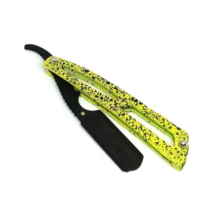 Maquinilla de afeitar de barbero de construcción Premium, maquinilla de afeitar recta, mango elegante, textura de Color, acero inoxidable, corte de garganta, maquinilla de afeitar de barbero - Product Image 4