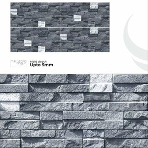 Azulejos de Porcelana para Paredes Exteriores de 300x600 mm, Elevación Frontal - Product Image 1