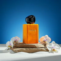 Botol Parfum Kaca Kosong Desain Mewah Unik 100ml Tanpa Tutup Sekrup untuk Penggunaan Kosmetik untuk Pria