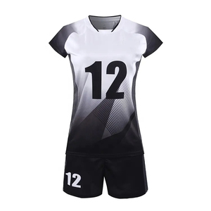 Lightweight Breathable <b>Men</b> Volleyball Uniform High Quality Jersey and Shorts Set Low MOQ Volleyball Uniform - Product Image 1