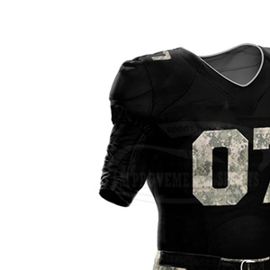 Customized Logo Printing American Football Uniforms for Men Lightweight Comfortable Sports Wear XL Size Short Sleeves Shorts Set - Product Image 6