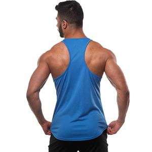 Camisetas sin mangas transpirables para hombre, camisetas sin mangas informales de verano para gimnasio y playa, camisetas sin mangas con logotipo personalizado para hombre - Product Image 2
