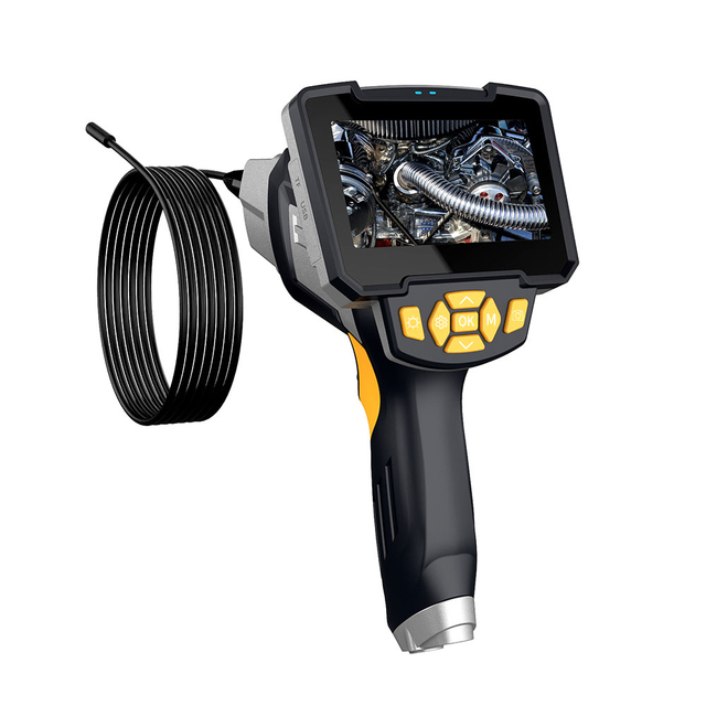 NOYAFA 112-2 Endoscope Camera Light Duel Lens Inspection Camera Industrial Bore Scope with 4.3" IPS Color Screen Scope Camera