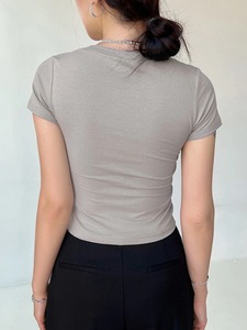 Camisetas de Yoga para mujer, camisas deportivas de gimnasio atléticas, camisas de manga corta transpirables para entrenamiento y Fitness - Product Image 2